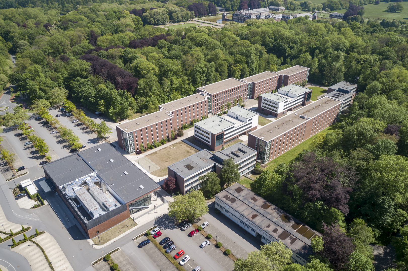 Beispiel einer professionellen Architekturaufnahme aus der Luft