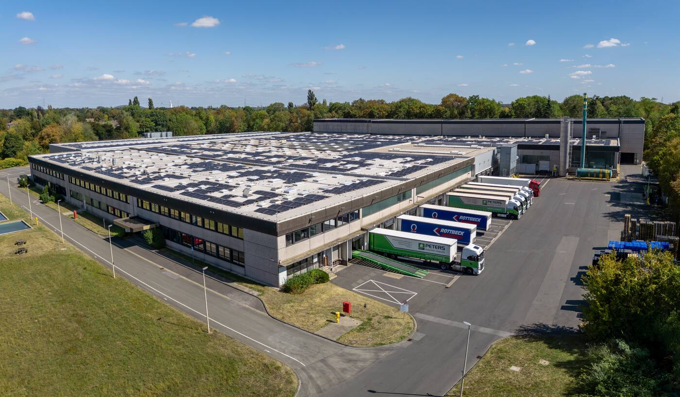 Luftaufnahme der Wellkistenfabrik Peters, Perspektive 4
