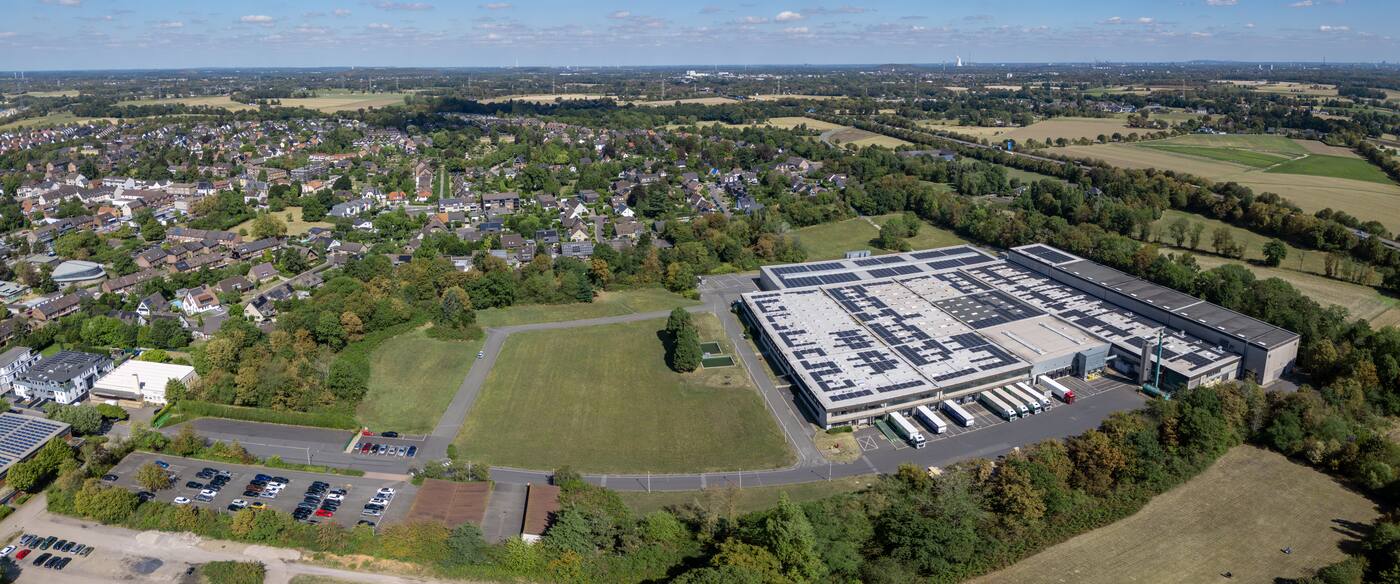 Luftaufnahme der Wellkistenfabrik Peters, Perspektive 5