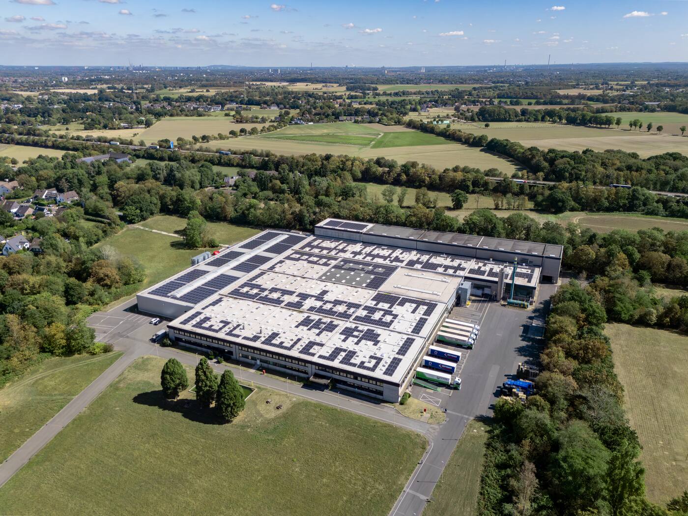 Luftaufnahme der Wellkistenfabrik Peters, Perspektive 9