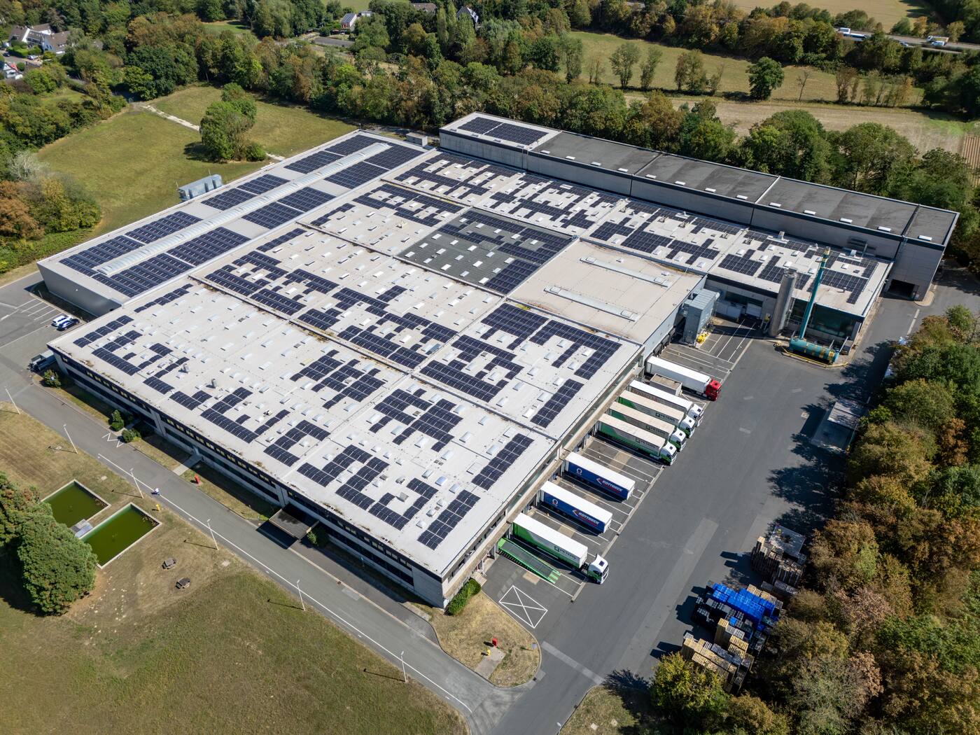 Luftaufnahme der Wellkistenfabrik Peters, Perspektive 5